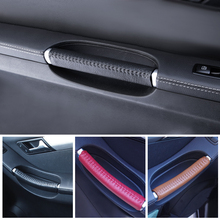 Cow Leather Hand Sewing Door Handle Cover For Mercedes Benz R Class R300/R320/R350/R400/R500 2006 2007 - 2014 2015 2016 2017 2024 - buy cheap