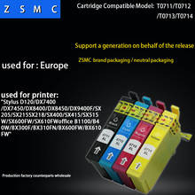 4PCS Compatible T0711-T0714 ink cartridge for D78 D92 D120 DX7000F DX5000 S20 SX200 SX400 SX209 SX110 BX310F 2024 - buy cheap