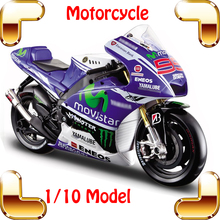 New Year Gift YMH 1/10 Model Motorcycle Collection Large Scale Vehicle Motor Car Nice Present Metallic Alloy Model Toys Diecast 2024 - buy cheap