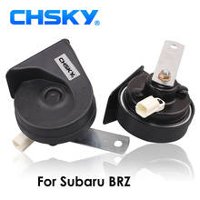 Автомобильный гудок CHSKY, спиральный гудок для Subaru BRZ 2012, 12 В, громкость-дБ, длительный срок службы, высокий и низкий клаксон 2024 - купить недорого
