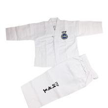 ITF-uniforme de Taekwondo de alta calidad, uniforme estándar de la Unión Internacional de Taekwondo, 100%, algodón 2024 - compra barato