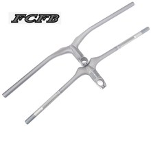 Fast shipp FCFB FW-Manillar plano para bicicleta de montaña de carbono completo, con vástago, xxx 2024 - compra barato