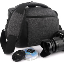 Bolsa de lente de hombro para cámara DSLR, impermeable, para Canon 1500D 1300D 200D 1200D 1100D 100D 77D 760D 750D 700D 650D 600D 2024 - compra barato