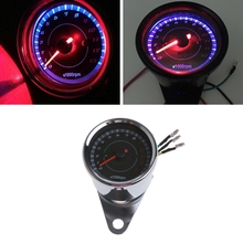Universal LED Motorcycle Tachometer DC 12V Meter 13K RPM For Honda Yamaha Suzuki 2024 - buy cheap