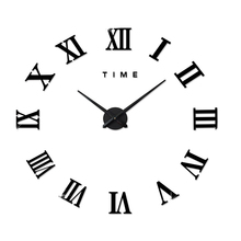 Reloj de pared adhesivo para hacerlo tú mismo diseño acrílico puntero Digital romano relojes de espejo decoración artística para el hogar para sala de estar dormitorio Bar 2024 - compra barato