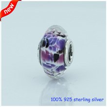 Fits Pandora Bracelets Pink Shiboli Faceted Glass Silver Beads New 100% 925 Sterling Silver Charms DIY Wholesale 2024 - buy cheap