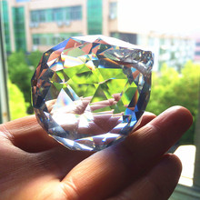 20 tamanhos, frete grátis bola facetada de cristal de 50mm, peças de bola de lustre de cristal para casamento & produtos fengshui, decoração embutida 2024 - compre barato