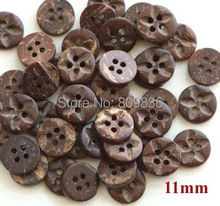 50pcs/lot Szie:11mm Natural Coconut Buttons Wooden Button Accssories Sewing (ss-1194-132) 2024 - buy cheap