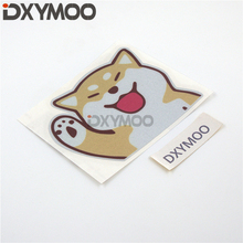 Cute Shiba Say Hi Lovely Animal Pets Dog Stickers Waterproof Home Decorate Laptop Auto Body Window Decals 2024 - buy cheap