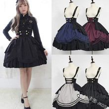 Female Princess Dress Halloween Victorian Gothic Lolita Skirt Cosplay Lolita Costume Lady Maid Layered Dress Cosplay Games 2024 - buy cheap