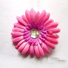 120pcs New design double-color daisies Gerber baby hair bows Children 's clip girl flowers Flower 2024 - buy cheap