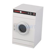 1/12 Scale Dollhouse Miniature Wood Washer Washing Machine for Dolls House Bathroom Furniture Decoration Life Scene Toy White 2024 - buy cheap