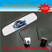 Promotion Parking Sensor High Resolution 4.3" Color Tft Car Rear View Mirror Monitor And Ccd Camera for all cars Parking Assist 2024 - buy cheap