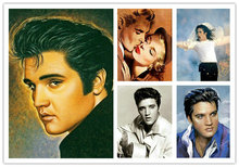 Pintura de diamantes con cuentas cuadradas 5d diy, retrato de Presley, mosaico para manualidades, pintura decorativa de 20x25cm 2024 - compra barato