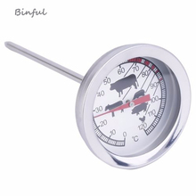 Stainless Steel Instant Read Pocket Probe digital Thermometer BBQ Food Cooking New Meat Gauge Free Shipping 2024 - buy cheap