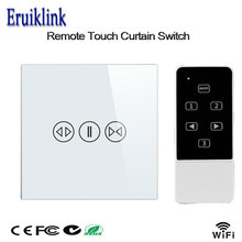 Interruptor para cortina eléctrica inalámbrica para hogar inteligente, interruptor de pared remoto RF de 433mhz con Control Wifi a través de Broadlink Rm Pro /Geeklink 2024 - compra barato