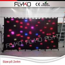 Led Video Curtain DJ Booth Effect Romantic Wedding Decoration Backdrops 2024 - buy cheap