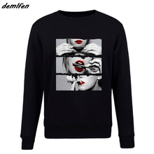 Blunt Roll Red Lips Hoodie Man Hot Girl Rolling Blunt Sexy Lips hoodies fashion Print Sweatshirt Men Women Hip Hop coat Tops 2024 - buy cheap