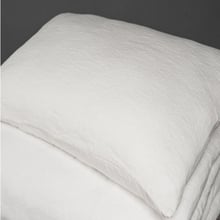 2pcs White Standard Vintage Linen Pillowcase Flax Pillowcases Home Decor Bed Pillow Case Plain Shams Christmas 2024 - buy cheap