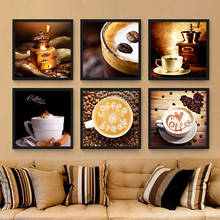 Retro Coffee Canvas Painting Poster Wall Pictures For Living Room cuadros decoracion Print On Canvas Wall home decor No Frame 2024 - buy cheap