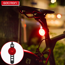 Gaciron bicicleta cauda lanterna traseira led recarregável lâmpada mtb estrada luz traseira à prova dsmart água inteligente freio automático sensing luzes de advertência 2024 - compre barato