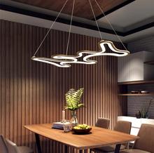 Pós-modernidade lustre minimalista criativo luz Do Ártico acrílico restaurante iluminação lustre luminária lâmpadas led casa lâmpada 2024 - compre barato