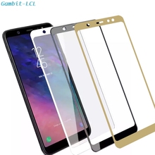 2pcs For Samsung Galaxy A6 A7 J4 J6 J3 J5 J7 A3 A5 A7 Plus 2017 2018 Tempered Glass Protective Film Full Screen cover Protector 2024 - buy cheap