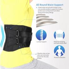 Double Pressure Nursing Belt Lumbar Brace Lower Back Support Steel Plate Belt for Posture Recovery Waist Pain Relief Women & Men 2024 - buy cheap