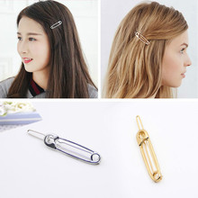 South Korea Exquisite European Style Simple Metal Clip Playful Form Hairpins Headdress Female Odd Hair Wholesale 2024 - buy cheap