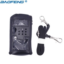 BaoFeng Walkie Talkie Leather Soft Case Cover For BAOFENG Portable Ham Radio UV-5R UV-5RA UV-5RE DM-5R Plus Two Way Radio 2024 - buy cheap