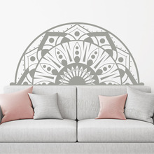 Mandala Wall Art Sticker Decal Home Decor Living Room Bohemian style Bedroom Decoration Removable Bed Stickers Vinyl Mural Z444 2024 - buy cheap