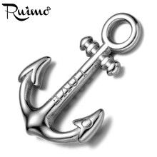 RUIMO 316l Stainless Steel Two-sided LOVE Letter Anchor Pendants Fit DIY Necklace & Bracelet Connector Charms Jewelry Making 2024 - buy cheap