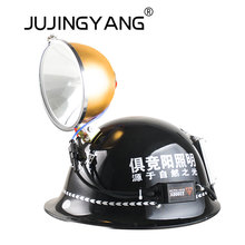 JUJINGYANG Spotlight 100W stronglight long distance searchlight outdoor lamp HID xenon helmet lamp hunting flashlight 2024 - buy cheap