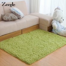 Zeegle Large Size Shaggy Living Room Carpet Soft Solid Rug Anti-skid Carpets For Living Room Bedroom Long Plush Door Floor Mat 2024 - buy cheap