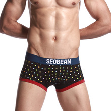 ¡Caliente! marca Seobean ropa interior sexy para hombres boxers de algodón para hombres gay Ropa interior Calzoncillos boxer para hombres calzoncillos al por mayor 2024 - compra barato