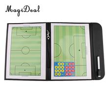 Folding Portable Magnetic Football Soccer Coaching Tactics Board Folder with Erasable Pen Unfold Outdoor Fitness Equipment 2024 - buy cheap