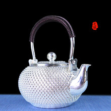 S999 juego de té de plata de ley kungfu tetera portátil juego de té taza de té para Ceremonia de té 2024 - compra barato