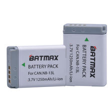 Batmax 2pcs NB-13L NB 13L NB13L battery for Canon PowerShot G5X,G5 Mark ii, G7X, G9X ,G7 X Mark II ,G7 X Mark III ,G9 X,SX620 2024 - buy cheap