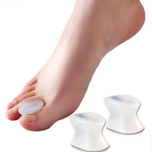 2pcs Soft Silicone Gel Toe Separators Spacer Straightener Relief Foot Bunion Pain Toes Foot Care Tool 2024 - buy cheap