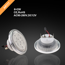 12W Dimmable AR111 LED Spotlight Commercial LED Retrofit Light LED COB Downlight AC90-260V G53 GU10 Base Lamp Spotlight 2024 - buy cheap