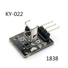 Módulo receptor para sensor infravermelho com infravermelho KY-022 3pin tl1838 vs1838b 1838 2024 - compre barato