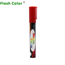 Material de Escritório 6 Flashcolor mm vermelho Marcador Neon Marcador Líquido Giz Canetas para LED Placa de Escrita de Néon Efeito Escrita Canetas 2024 - compre barato