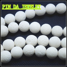 Nature White Coral Round ball beads accessories nice coral strands size 6mm 8mm 10mm 12mm 2024 - buy cheap