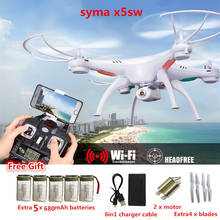 RC Drone Syma X5SW FPV RC Quadcopter Drone with Camera 2.4G 6-Axis RC Helicopter Drones With Camera HD VS H31 H33 2024 - buy cheap
