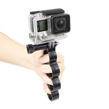 Ação de mão com articulação para suporte de dedo, acessório de selfie para gopro hero 6 5 4 3 xiaomi yi 4k sjcam capucoo eken h9 câmera de ação 2024 - compre barato