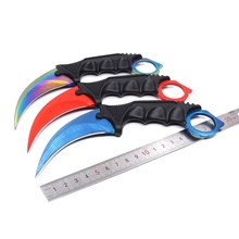 Outdoor csgo Karambit Knife Hunting Camping Fixed Blade Pocket Knife Survival Tactical EDC Multi Tool Claw Knives 2024 - buy cheap