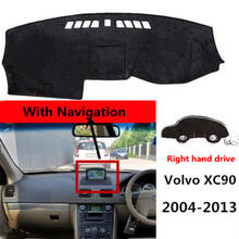 TAIJS Car Dashboard alfombra cubierta para Volvo XC90 2004-2013 con la navegación derecha Auto tablero para Volvo XC90 2024 - compra barato