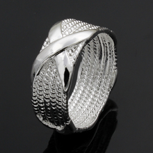 Женское кольцо с крестом anelli donna, модное серебряное кольцо в форме крестиков для свадьбы, размер 6-10 2024 - купить недорого