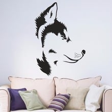 Dog Living Room Hallway Kitchen Portrait Window Decal Home Decal Removable Vinyl Wall Art Decal Sticker B055 2024 - buy cheap