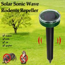 Outdoor Garden Mole Repellent Solar Power Ultrasonic Mole Snake Bird Mosquito Mouse Ultrasonic Pest Repeller Control Garden Yard 2024 - buy cheap